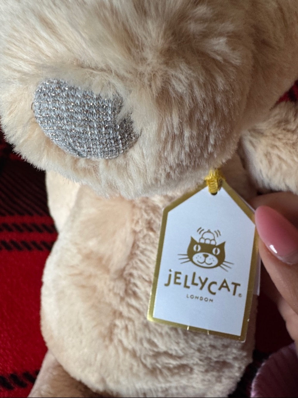 Jellycat Luxe Puppy Orlando + Peanut Penguin Medium Bundle - Picture 6 of 8